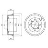 DELPHI BF1 Brake Drum
